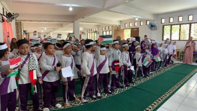 Solidaritas untuk Palestina dari Siswa-Siswi SDTQ Jabal Rahmah Tangsel