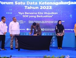 Wamen Afriansyah Sebut Kemnaker Jadi Pilot Project Satu Data Indonesia