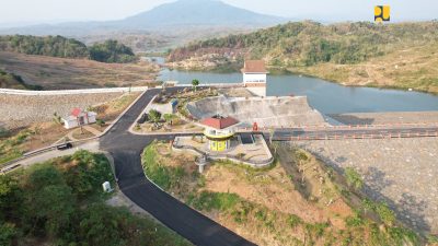 Konstruksi Tuntas, Bendungan Cipanas Siap Diresmikan untuk Suplai Irigasi dan Air Baku Kawasan Rebana Jawa Barat