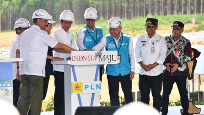Presiden Jokowi Groundbreaking Pembangunan PLTS PLN 50 MW di IKN Nusantara, Hadirkan 100% Energi Bersih