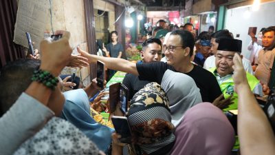 Interaksi dengan Pedagang Pasar Minggu Bengkulu, Capres Anies Canangkan Pasar AMIN