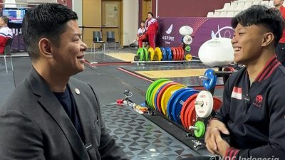 Disaksikan Ketua NOC Indonesia, Rahmat Raih Perak di Qatar Open