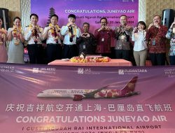 Menparekraf: Penerbangan Langsung Juneyao Airlines Shanghai-Denpasar Jadi Stimulus Kunjungan Wisman