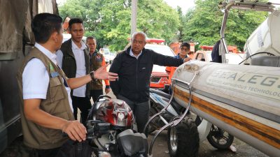 Pengecekan Gudang Logistik BPBD Sumsel dalam Penanganan Dampak Banjir