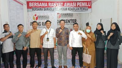 Bawaslu Provinsi Riau Monitoring Wawancara Calon PTPS di Rokan Hulu