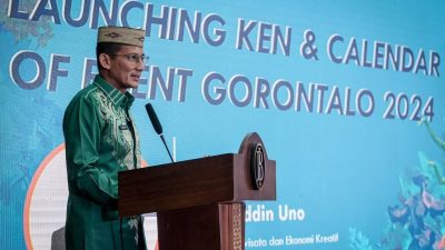 Menparekraf Luncurkan Calendar of Events Gorontalo 2024