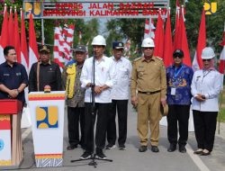 Perlancar Pergerakan Masyarakat, Presiden Jokowi Resmikan 24 Ruas Inpres Jalan Daerah (IJD) di Kalbar