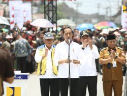 Tingkatkan Konektivitas di Sumut, Menteri Basuki Dampingi Presiden Jokowi Resmikan Pelaksanaan 30 Ruas IJD Sepanjang 209 Km