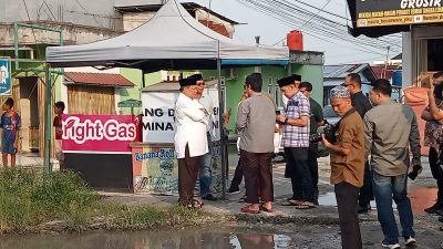 Pj Gubri dan Pj Kampar Tinjau Jalan Rusak Di Desa Tarai Bangun Sebelum Safari Ramadhan