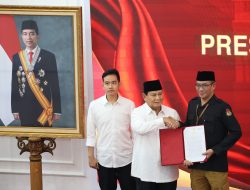 Prabowo-Gibran Resmi Ditetapkan KPU sebagai Presiden dan Wapres Terpilih
