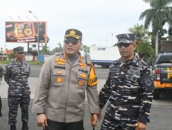 TNI AL Bersama Pemerintah Daerah Pastikan Pengamanan Arus Mudik di Pelabuhan Penyeberangan Ketapang Banyuwangi Aman