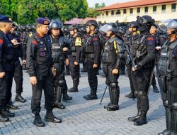 Jelang Pengamanan WWF ke-10 di Bali, Korbrimob Polri Laksanakan Apel Gelar Pasukan