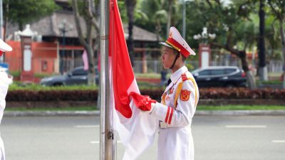 Flag-Raising Ceremony 13th ASEAN Schools Games Da Nang 2024