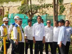 Presiden Jokowi Tinjau Wujud Rancangan Jalan Sumbu Kebangsaan Sisi Barat IKN