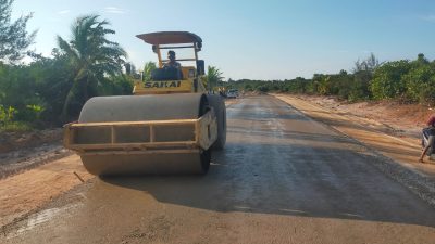 Tingkatkan Konektivitas Wilayah Perbatasan, Kementerian PUPR Tuntaskan Pembangunan Jalan Teluk Buton-Klarik di Natuna