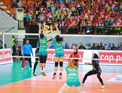 Kembali ke Jalur Kemenangan, Jakarta Electric PLN Tekuk Pertamina Enduro 3-1 di Final Four Proliga 2024