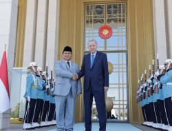 Bertemu Erdoğan, Prabowo: Kami Bertekad Tingkatkan Kemitraan Strategis Kedua Negara