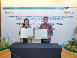 Dukung Green Industry, PLN Salurkan 275 Ribu Unit REC ke PT Agincourt Resources di Medan