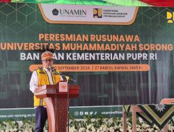 Sediakan Hunian Layak Bagi Mahasiswa, Kementerian PUPR Resmikan Rusun Universitas Muhammadiyah Sorong