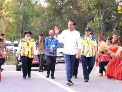 Presiden Jokowi Resmikan 27 Inpres Jalan Daerah Sepanjang 217,9 km di Provinsi NTT