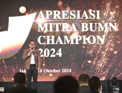 PLN Raih Peringkat Pertama Nasional pada Penghargaan Mitra BUMN Champion 2024