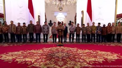 Menteri Kabinet Merah Putih Resmi Diumumkan Presiden RI