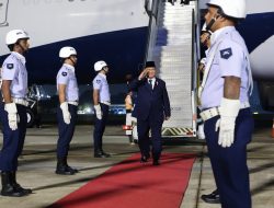 Prabowo Tiba di Brasil untuk G20, Disambut oleh Pasukan Tentara Jajar Kehormatan di Bandara