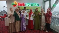 Brk Syariah Donasi Buku dan Alat Gambar untuk Dukung Gerakan Literasi di Riau