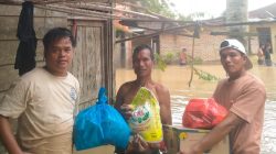 PUK F.SPTI-KSPSI PT. RSM Bersama Pemdes Rambah Samo Salurkan Bantuan untuk Korban Banjir