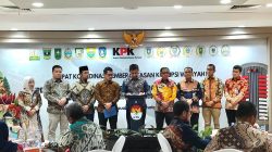 Koordinasi Pemberantasan Korupsi, 3 Pimpinan DPRD Kampar dan Sekwan Ikuti Rakor di KPK RI