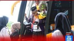 Penerbangan Hari Terakhir JCH Melalui Bandara Tuanku Tambusai Menuju Hang Nadim Batam, Didampingi Ketua GOW Rohul