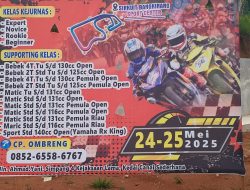 CEO KNY Videotron Gelar Kejurnas Motorprix Region A Sumatera Putaran II Riau 2025
