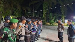 Jaga Kamtibmas, Polsek Rambah Hilir Bersama Ramil 02 Rambah Gelar Patroli Antisipasi C3