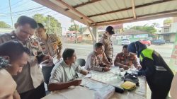 Riksakes Personil Polsek Bangkinang Barat, Sidokkes Polres Kampar Temukan Tekanan Darah dan Gula Darah yang Cukup Tinggi