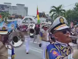 Marching Band Satpol PP Kampar Tampil Memukau Masyarakat Bengkalis, Arizon: Ini Hasil Latihan Rutin Personil