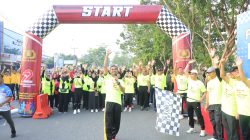 Sambut Hari Bhayangkara ke 79 dengan Fun Run dan Tanam Pohon, Bentuk Komitmen Polres Kampar Jaga Gaya Hidup Sehat dan Lestarikan Lingkungan