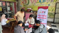 Sambut Hari Bhayangkara ke 79 Tahun 2025, Satintelkam Polres Kampar Berikan Pelayanan SKCK Keliling Gratis