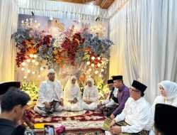 Jadi Saksi Nikah M Reyhan Sabri dan Marshanda Indriyati, Bupati Kampar Berikan Nasehat Pernikahan