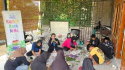 Ecoprint Untuk Bumi dan Seni: Rumah Baca NiNa dan KKN UNRI Dorong Kreativitas Anak Desa Pasir Utama