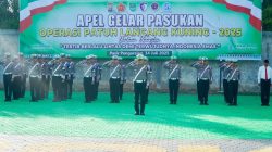 Polres Rohul Apel Gelar Pasukan Operasi Patuh Lancang Kuning, Siap Meningkatkan Disiplin Berlalu Lintas
