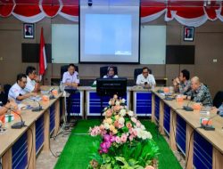 Wabup dan Sekda Kampar Rapat Bersama BPJN Riau Bahas Pembebasan Lahan Guna Gesa Pembangunan Jembatan Teratak Buluh