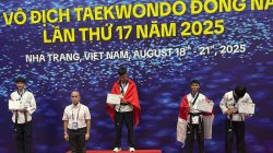 ATF 2025 Vietnam, Tiga Atlet Yunior Taekwondo Riau Raih Medali