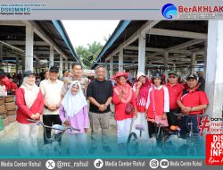 Semarak HUT ke-80 RI, Ribuan Warga Desa Marga Mulya Bersama Bupati Rohul Ikuti Senam Sehat & Jalan Santai