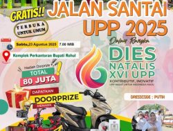 Pekan ini Universitas Pasir Pengaraian Akan Gelar Jalan Santai, Doorprize Sepeda Motor Menunggu Peserta Beruntung
