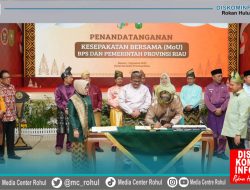 Wujudkan Satu Data Indonesia, Pemkab Rohul Teken MoU Bersama BPS di Balai Serindit Pekanbaru