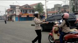 Demi Keamanan dan Kelancaran Serta Cegah Laka Lantas, Satlantas Polres Rohul Gelar Pengaturan Lalu Lintas