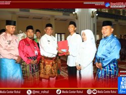 Meriahkan HUT RI ke-80, Pemkab Rohul Gelar Nikah Massal, Bupati Anton: Rohul Dipenuhi dan Ditaburi Aura Cinta