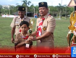 Wabup Rohul Syafaruddin Poti Tutup Pesta Siaga Sempena HUT Gerakan Pramuka ke-64