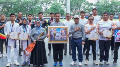 Bupati Kampar Pimpin Upacara Haornas,