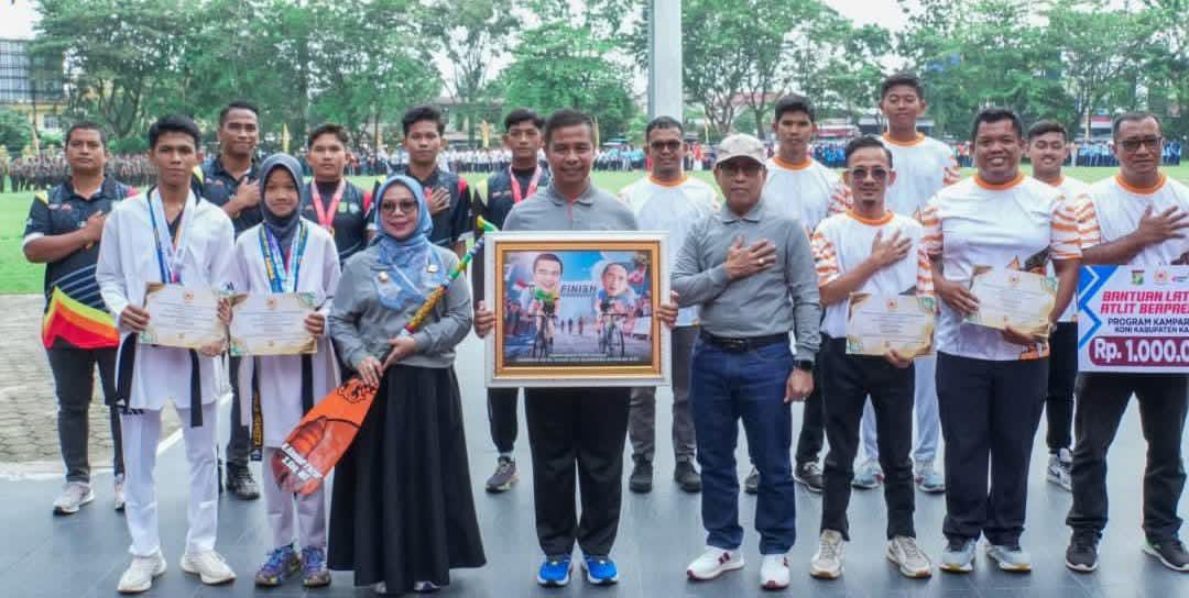Bupati Kampar Pimpin Upacara Haornas,